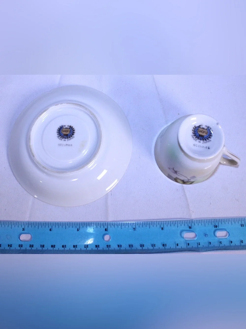 Vintage Shofu Porcelain Demitasse Cup and Saucer